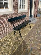 Antieke franse gietijzer tuinbank monument apeldoorn zutphen, Ophalen, Nieuw, Metaal