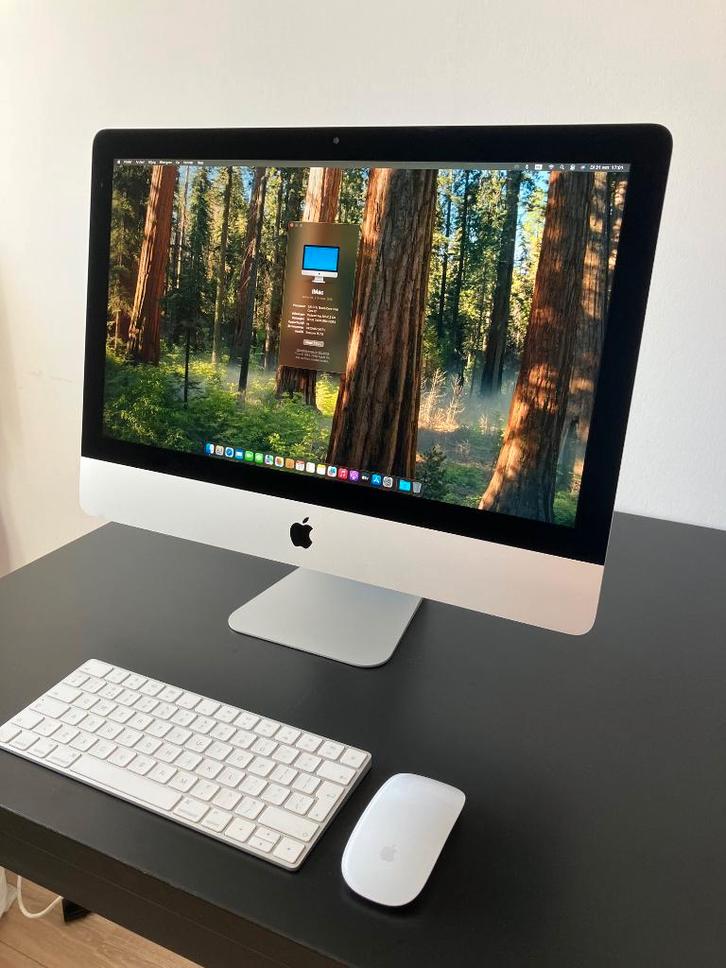 iMac 21.5 inch uit 2019!, Computers en Software, Apple Desktops, Zo goed als nieuw, iMac, SSD, 3 tot 4 Ghz, 16 GB, Ophalen