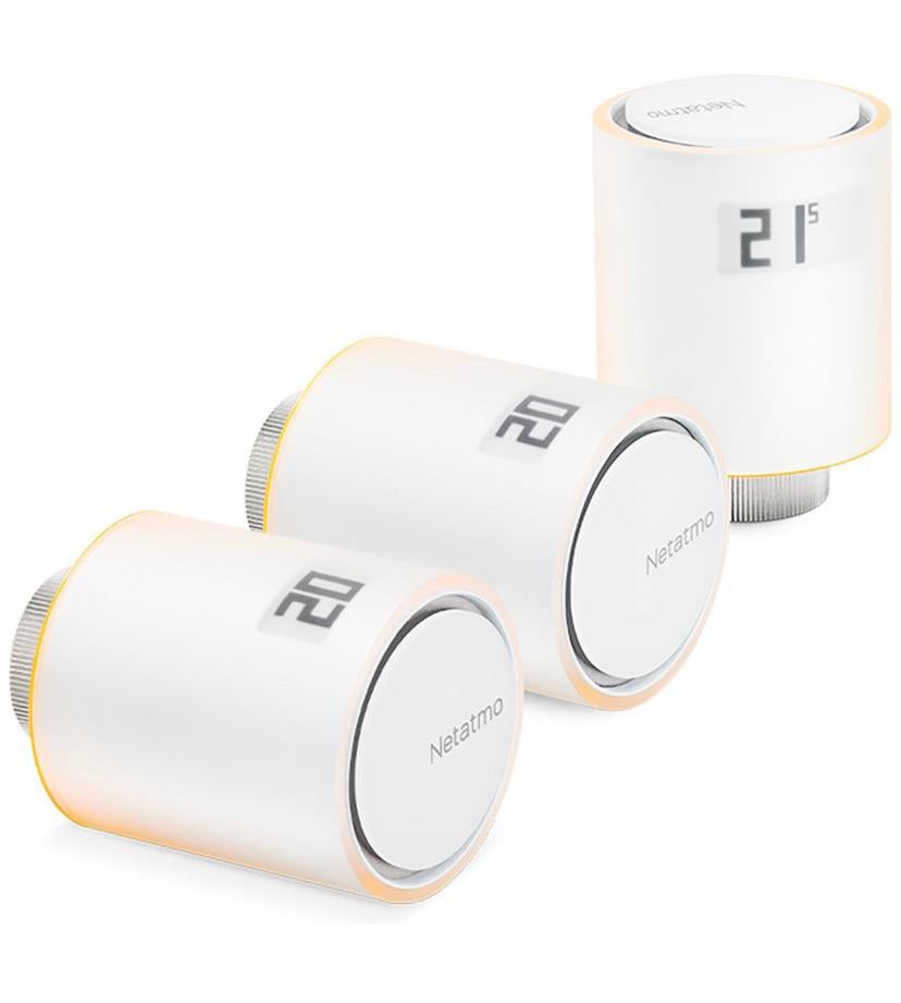 Netatmo Slimme Radiatorknop Slimme Thermostaatknop 3 Stuks, Ophalen of Verzenden, Zo goed als nieuw