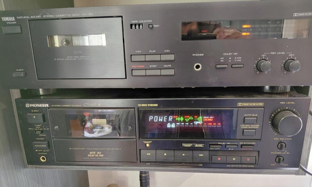 Div goede decks Pioneer Kenwood Akai Dual Philips Yamaha, Audio, Tv en Foto, Cassettedecks, Enkel, Overige merken, Auto-reverse