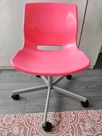 Ikea bureaustoel, Ophalen, Zo goed als nieuw, Roze, Bureaustoel
