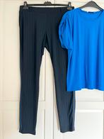 Studio anneloes set stripe broek XL & shirt XXL kobalt/blauw, Blauw, Maat 46/48 (XL) of groter, Ophalen of Verzenden, Zo goed als nieuw
