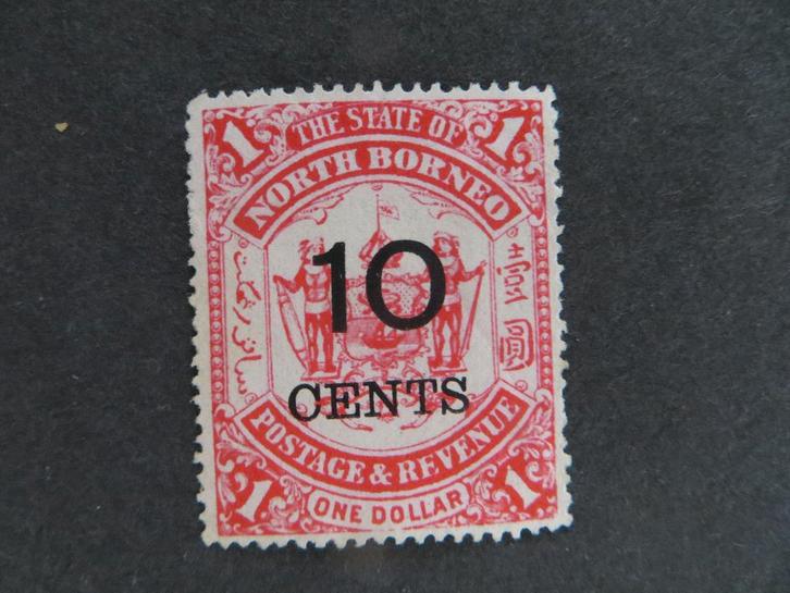 A10753: North Borneo  10 c, Postzegels en Munten, Postzegels | Azië, Oost-Azië, Ophalen of Verzenden