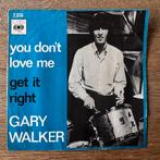 Gary Walker You Don’t Love Me 7” 1966 Holland Garage Rock, Gebruikt, 7 inch, Single, Ophalen of Verzenden