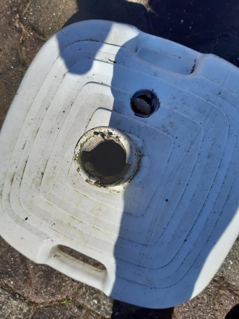 Voetparasol, Ophalen, Minder dan 1 meter, Parasolvoet