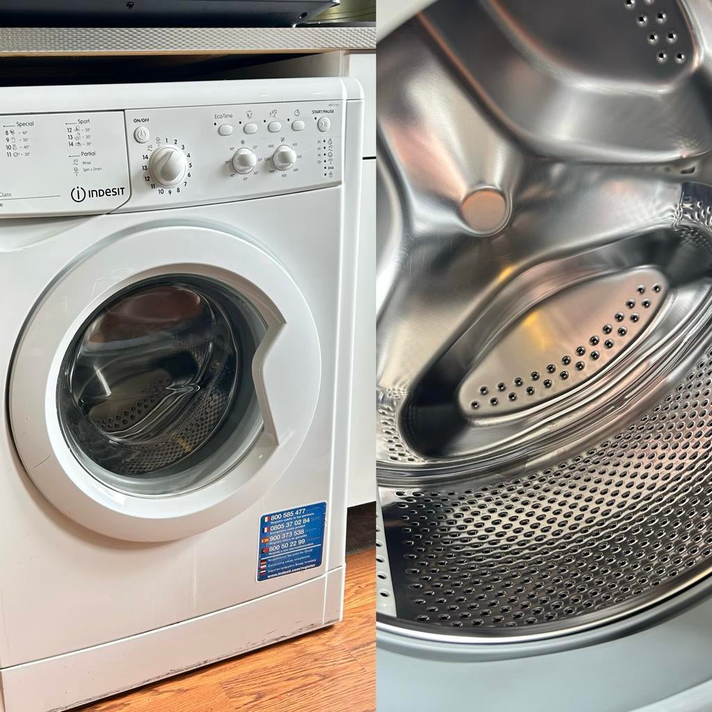 Indesit Wasmachine EcoTime - Zo goed als nieuw, Witgoed en Apparatuur, Wasmachines, Ophalen of Verzenden, Zo goed als nieuw, Voorlader