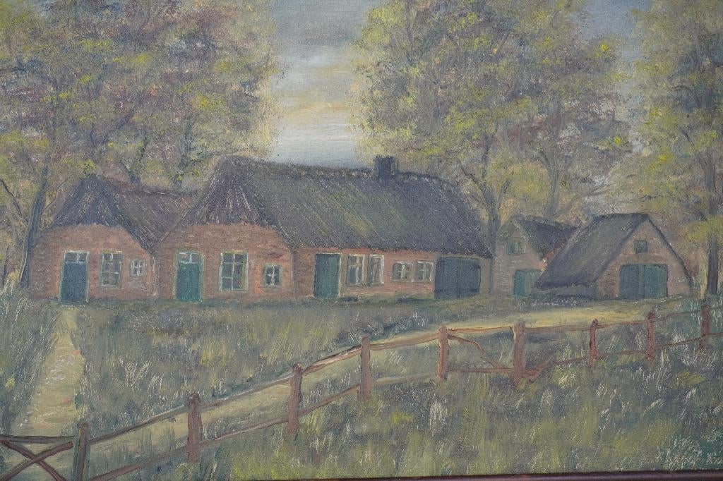 olieverf schilderij, Antiek en Kunst, Kunst | Schilderijen | Klassiek, Ophalen