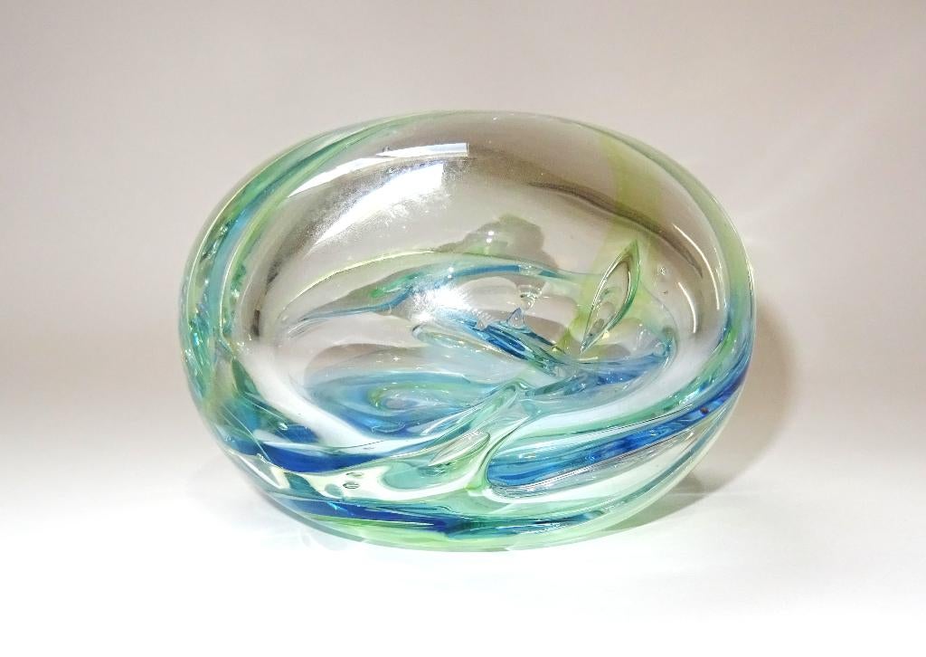 Siem van der Marel - glasobject Bodemschat, Ophalen of Verzenden