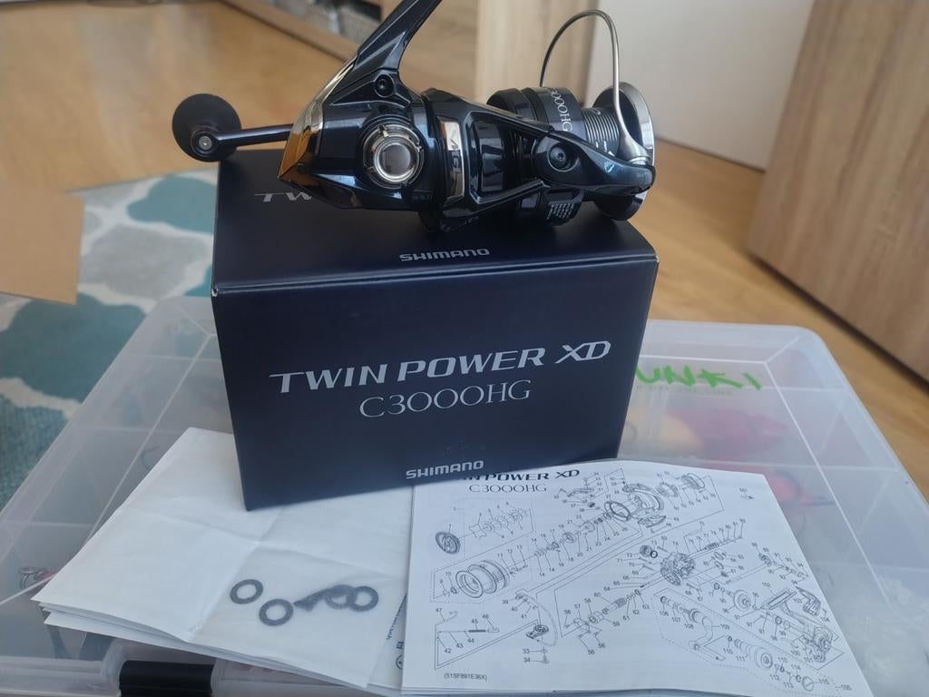 Shimano Twin Power XD C3000HG Molen - Zo goed als nieuw, Watersport en Boten, Hengelsport | Algemeen, Ophalen of Verzenden, Zo goed als nieuw