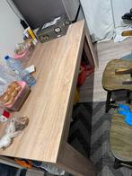 Eettafel 160 cm - Moderne Houten, Huis en Inrichting, Ophalen, Gebruikt, 50 tot 100 cm, 150 tot 200 cm