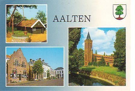 Ansichtkaart	Aalten	3-luik, Verzenden, 1980 tot heden, Gelopen, Gelderland
