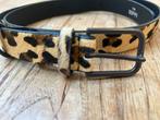 MbyM briella Leopard riem maat M/L, Bruin, Echt leder, 90 tot 100 cm, Ophalen of Verzenden