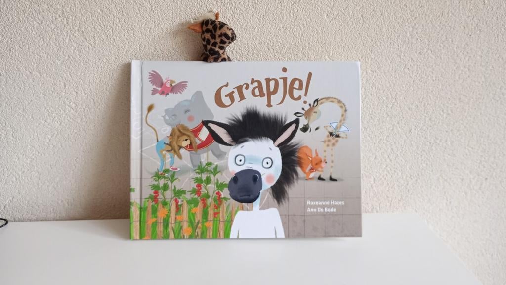 Grapje! Kinderboek Roxeanne Hazes & Ann De Bode, Fictie algemeen, Jongen of Meisje, Ophalen of Verzenden, Zo goed als nieuw