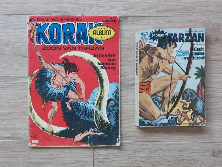 2 strips: Korak zoon van Tarzan en Tarzan pocket, Boeken, Strips | Comics, Gelezen, Meerdere comics, Europa, Ophalen of Verzenden