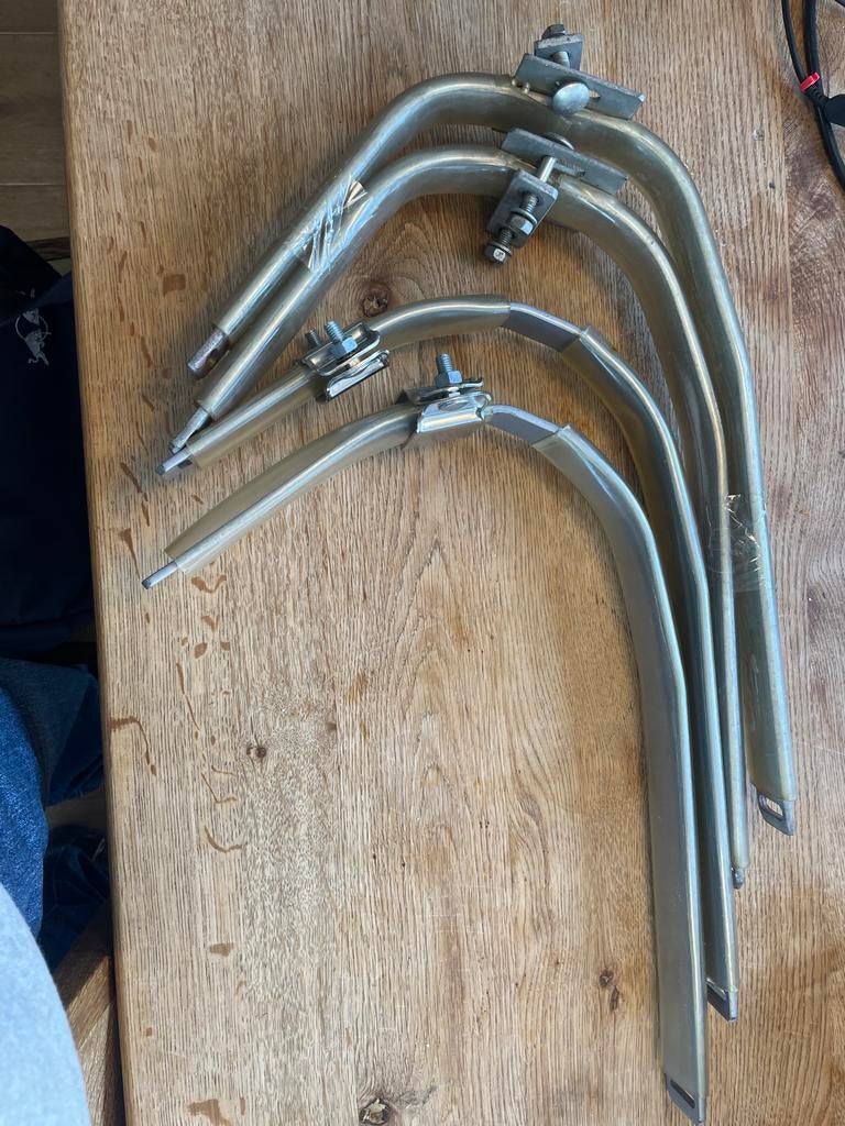 Set van 4 kanodragers, Watersport en Boten, Kano's, Ophalen of Verzenden, Gebruikt, Overige typen