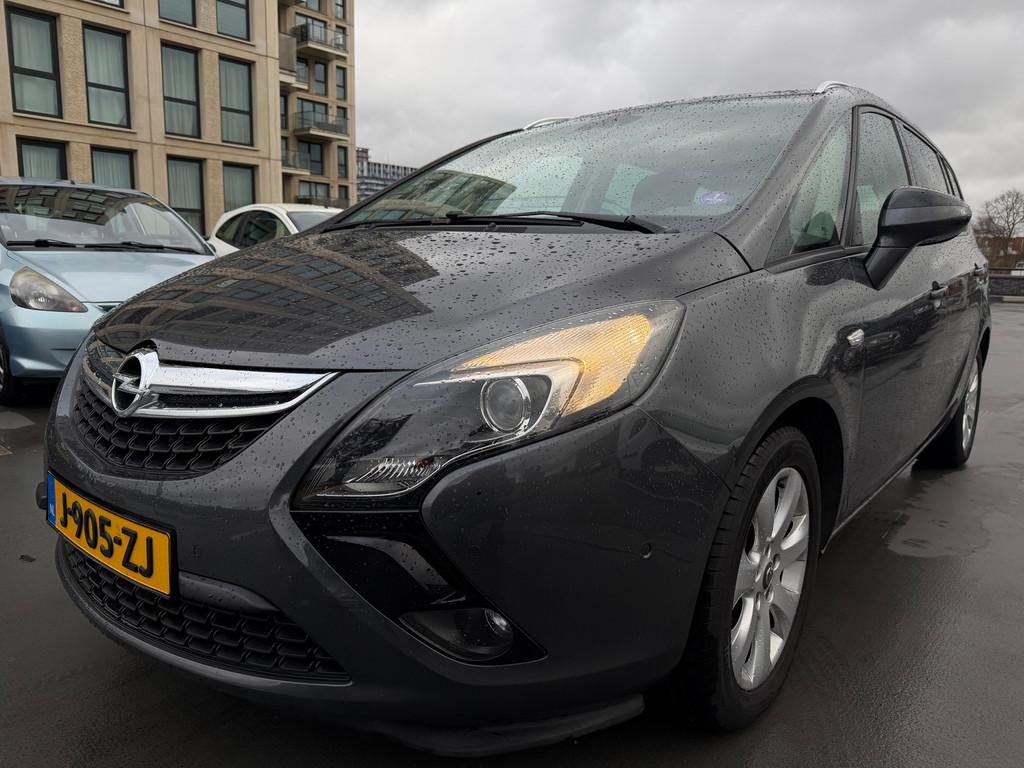 Opel Zafira Tourer 1.4 Edition AUTOMAAT Dodehoek PDC LMV Net, Auto's, Opel, Euro 5, 4 cilinders, Parkeersensor, 14 km/l
