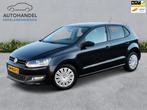 Volkswagen Polo 1.2 TSI Highline stuurbediening airco carpla, Auto's, Voorwielaandrijving, Euro 5, Zwart, Handgeschakeld