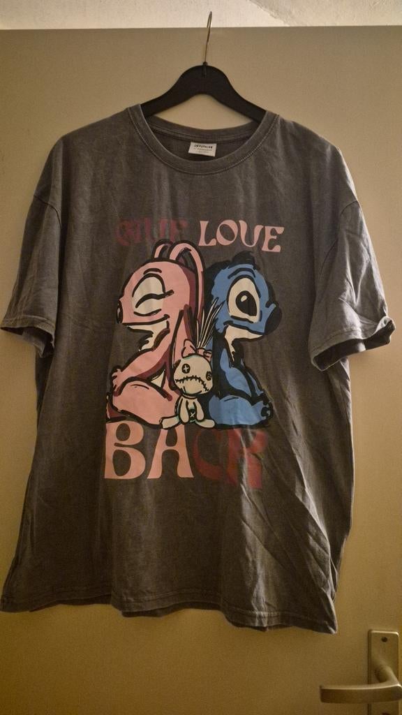 Stitch en angel T-shirt, Ophalen of Verzenden, Zo goed als nieuw, Maat 38/40 (M), Korte mouw
