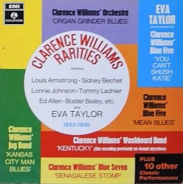 Clarence Williams LP "Rarities" op Parlophone label, Ophalen, Gebruikt, 1940 tot 1960, 12 inch