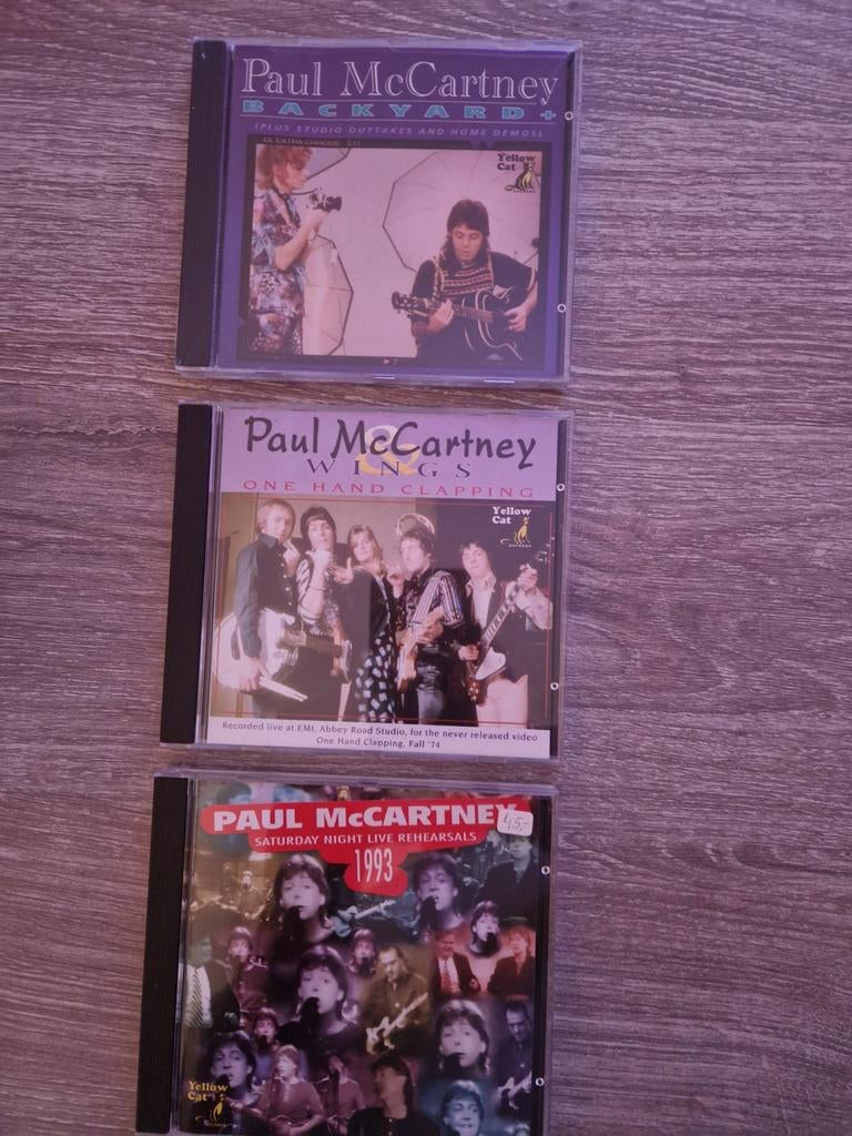 Paul McCartney CD's: Backyard, One Hand Clapping, SNL 1993, Ophalen of Verzenden, 1980 tot 2000, Gebruikt