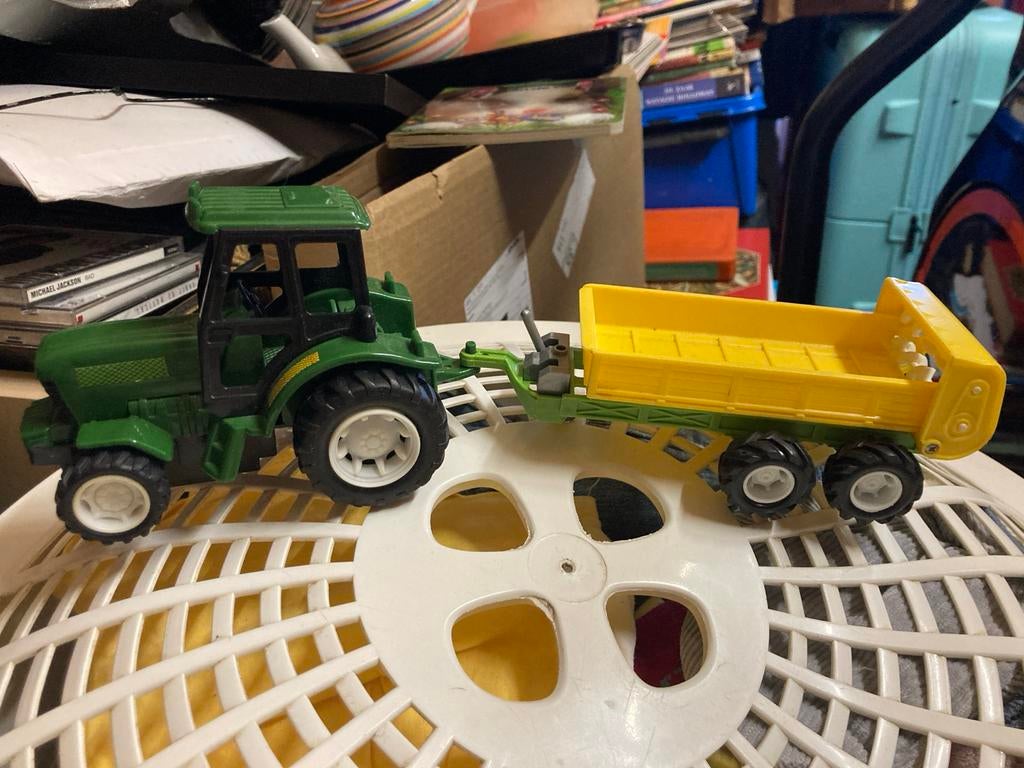 Speelgoed Tractoren en Graafmachine Set, Kinderen en Baby's, Speelgoed | Speelgoedvoertuigen, Ophalen of Verzenden, Gebruikt