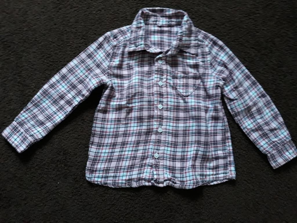 Leuke flanellen blouse maat 92, Kinderen en Baby's, Kinderkleding | Maat 92, Zeeman, Gebruikt, Meisje, Overhemd of Blouse