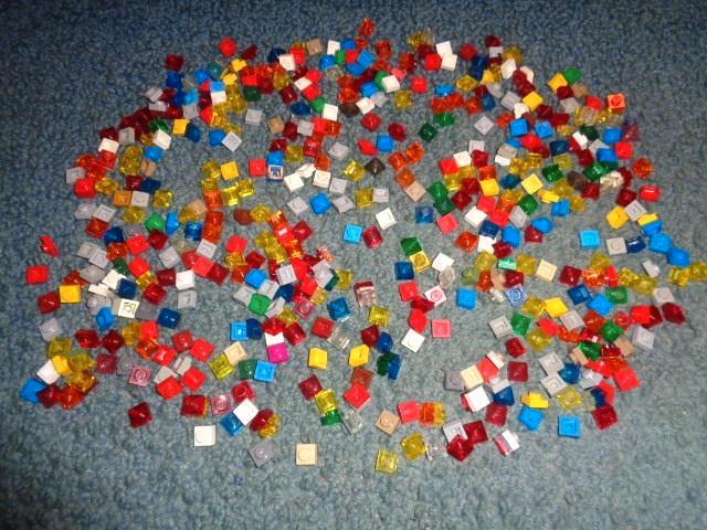 Partij O63=Lego plaatjes, Kinderen en Baby's, Speelgoed | Duplo en Lego, Gebruikt, Lego, Losse stenen, Ophalen of Verzenden