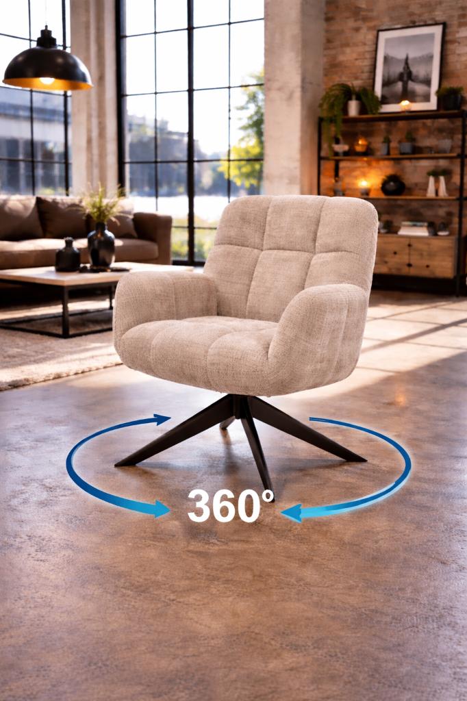 360 Draaibare Relax Fauteuils – Vanaf €199| Gratis Levering, Huis en Inrichting, Fauteuils, Modern , Landelijk , Japando en Industrieel
