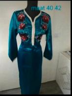 Prachtige Kaftan Maat L met Borduurwerk, Ophalen, Blauw, Maat 42/44 (L), Zo goed als nieuw