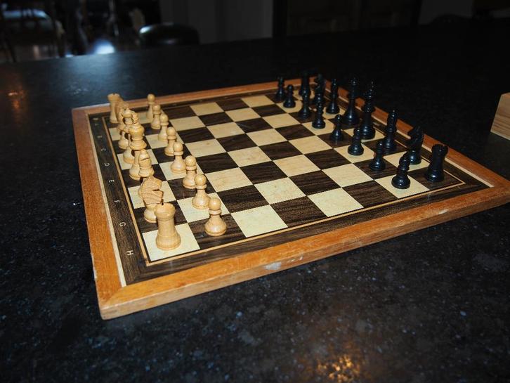 Schaakset en Damset, Hobby en Vrije tijd, Gezelschapsspellen | Bordspellen, Gebruikt, Een of twee spelers, Ophalen of Verzenden