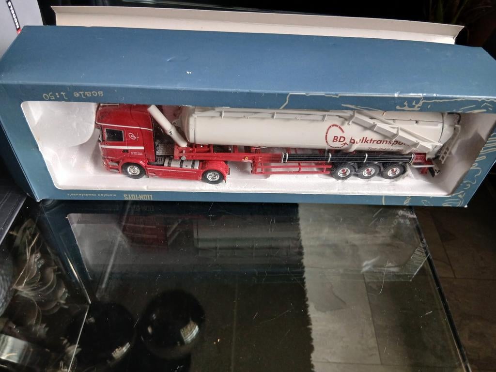 Lion Toys modelvrachtwagen BD Bulktransport, Hobby en Vrije tijd, Modelauto's | 1:50, Ophalen of Verzenden, Nieuw, Bus of Vrachtwagen