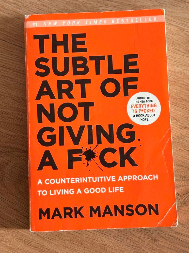 The Subtle Art of Not Giving a F*ck - Mark Manson, Ophalen of Verzenden, Gelezen, Amerika