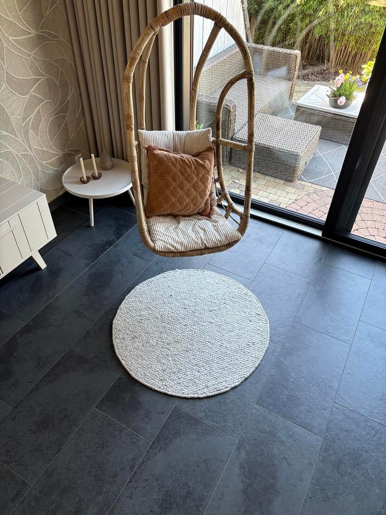 Rond vloerkleed 100cm, Huis en Inrichting, Stoffering | Tapijten en Kleden, Ophalen, 100 tot 150 cm, Rond, 50 tot 100 cm