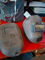 Twee oude laskappen voor de verzamelaar, Ophalen of Verzenden, Gebruikt, Minder dan 150 ampère, Elektroden