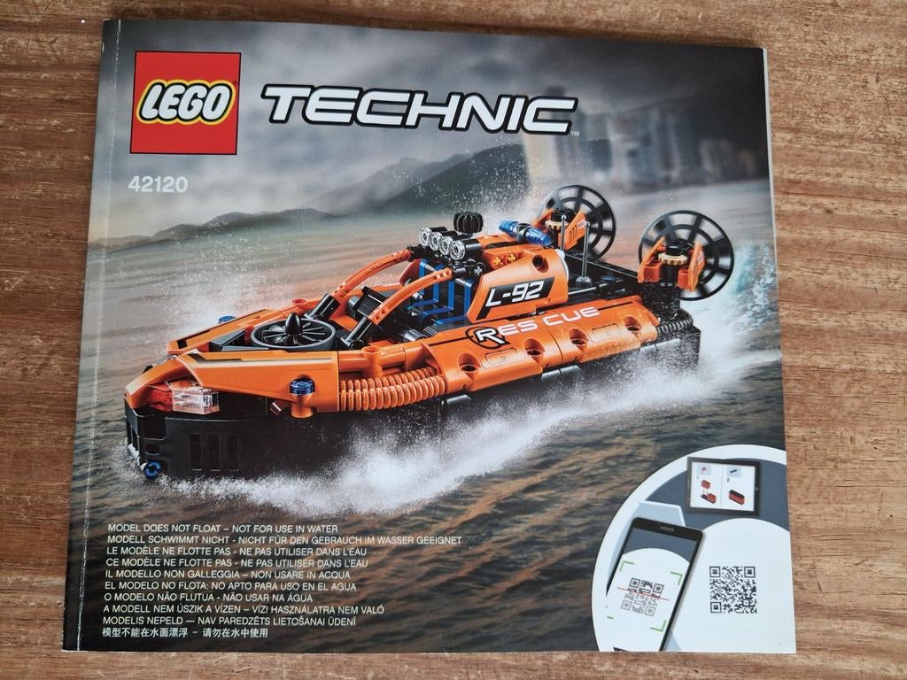 Lego Technic 42120 hovercraft, Ophalen, Gebruikt