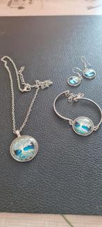 Levensboom setje, Nieuw, Ophalen of Verzenden, Zilver, Overige materialen