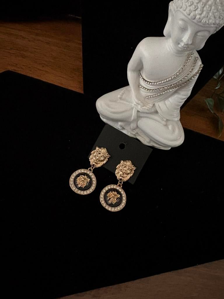 Goud kleurige oorbellen hangers, Ophalen of Verzenden, Nieuw, Goud