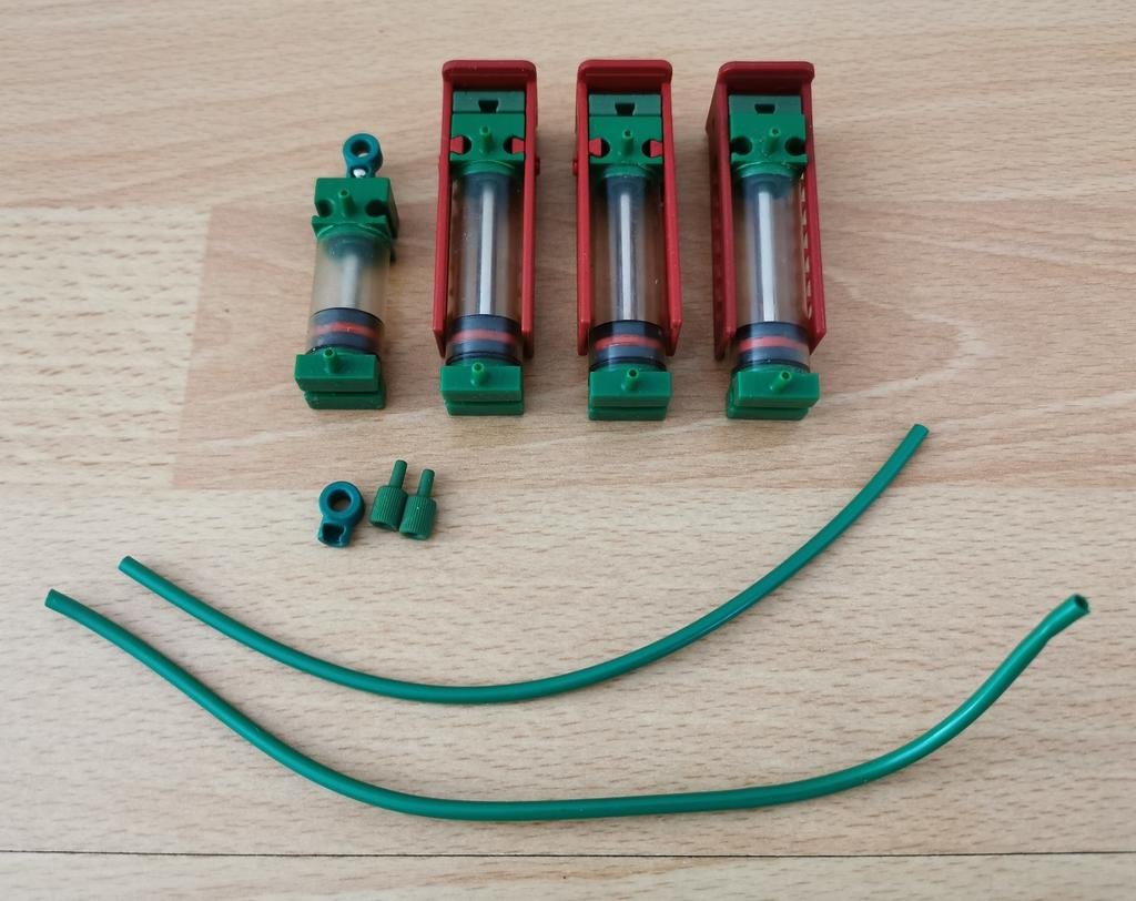 Fischertechnik hydraulische onderdelen, Ophalen of Verzenden, Gebruikt