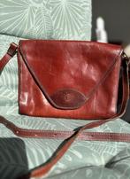 Vintage leren tas Creation Gabrielle, Verzenden, Zo goed als nieuw, Bruin, Leer