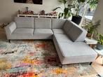 Hoekbank Woonexpress - lichtgrijs, Ophalen, Gebruikt, Hoekbank, Stof