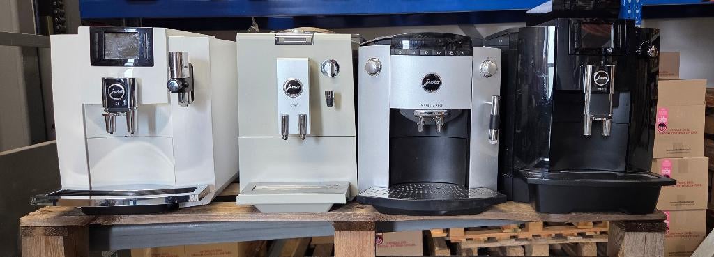 Te Koop: 8 gebruikte Jura's voor de sleutelaar, Ophalen, Gebruikt, 10 kopjes of meer, Koffiemachine