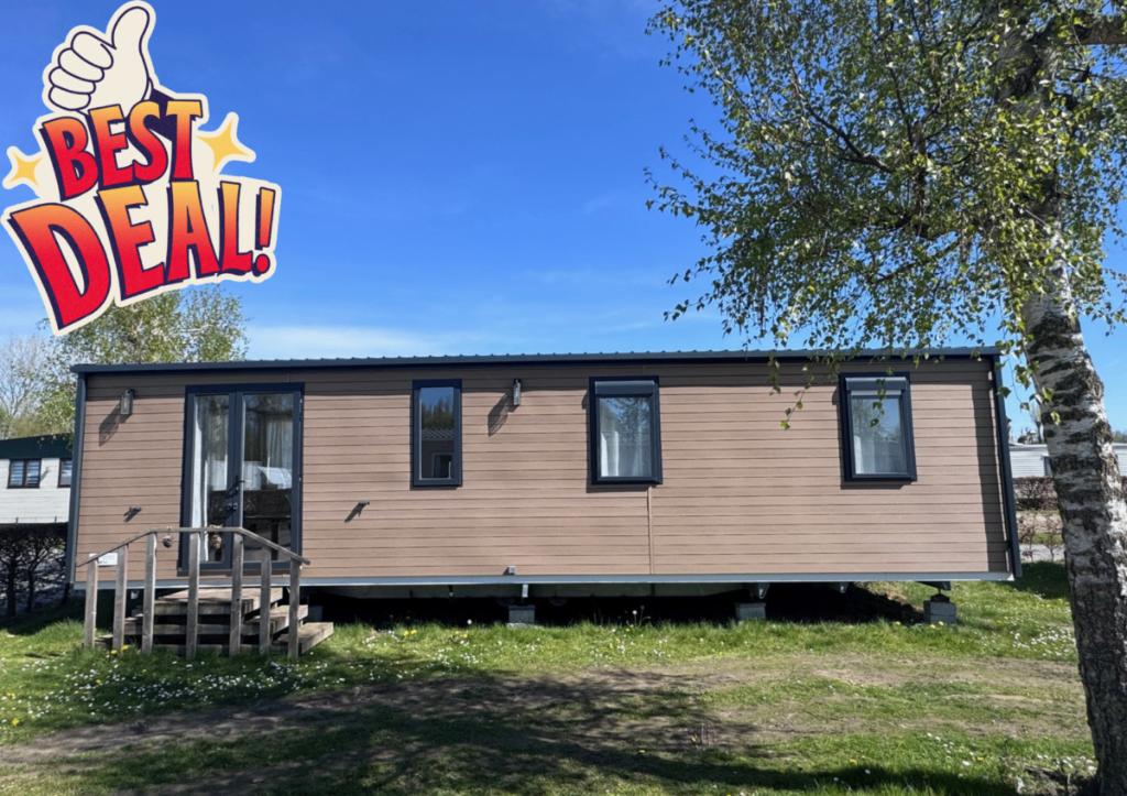 Luxe sta caravan topdeal 3 slaapkamers, Caravans en Kamperen, Tot en met 4