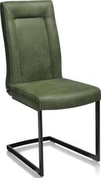 6 Nieuwe stoelen, Groen, off-Black frame + greep Malene H&H, Ophalen, Overige kleuren, Nieuw, Stof