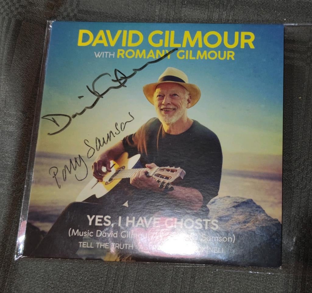 David Gilmour Yes I Have Ghosts gesigneerd | signed, Ophalen, Cd of Plaat, Gesigneerd