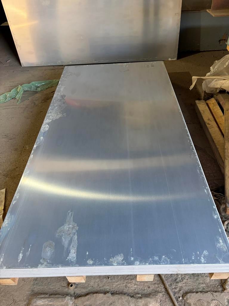 Aluminium plaat 2000x1000x1.5mm (wit), Ophalen, Gebruikt, Aluminium