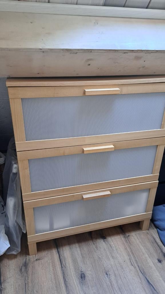 IKEA Aneboda ladekast met 3 laden - Zo goed als nieuw, Ophalen, Modern, Scandinavisch, 100 tot 150 cm, 50 tot 100 cm