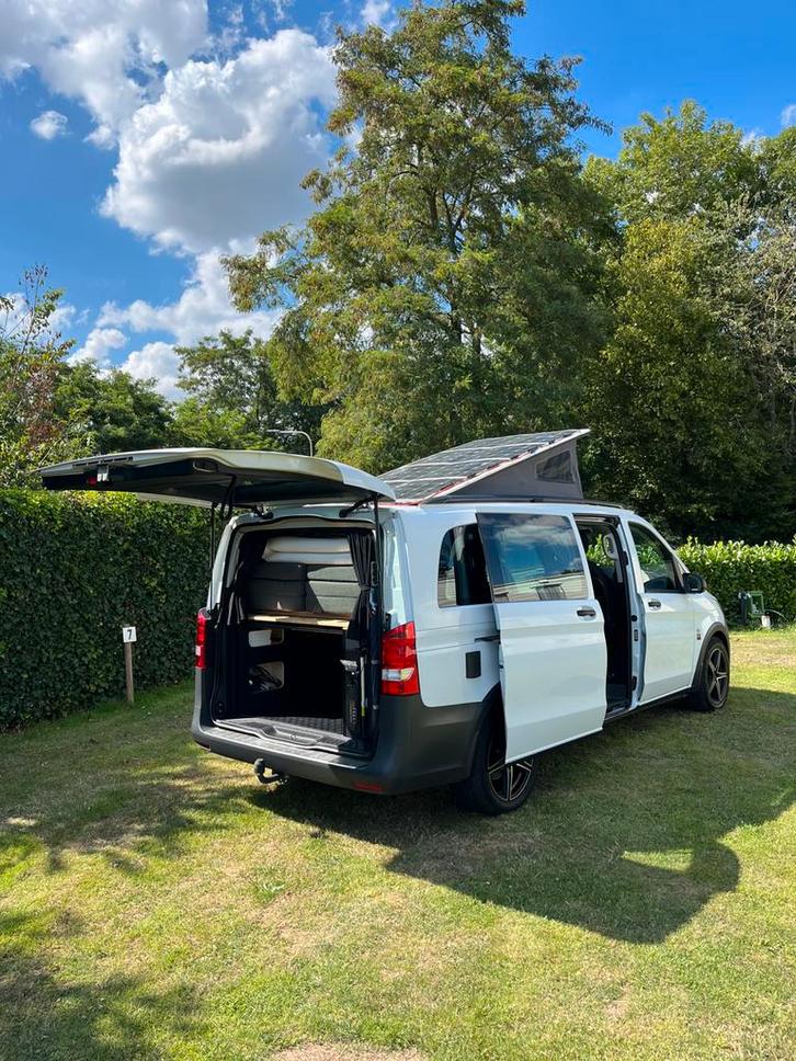 Zeer nette 6 persoons Mercedes Vito Tourer camper euro 6, Caravans en Kamperen, Campers, Particulier, tot en met 2, Buscamper of Camperbus