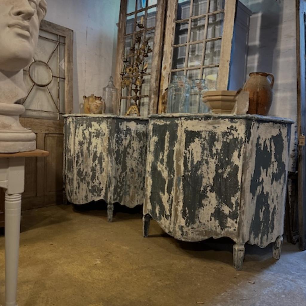 antiek bol cabinet lage kast  stoere kast robuuste, Ophalen of Verzenden