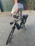 Bobike fietsstoeltje met bobike windscherm., Voorzitje, Ophalen of Verzenden, 0 t/m 13 kg, Gebruikt