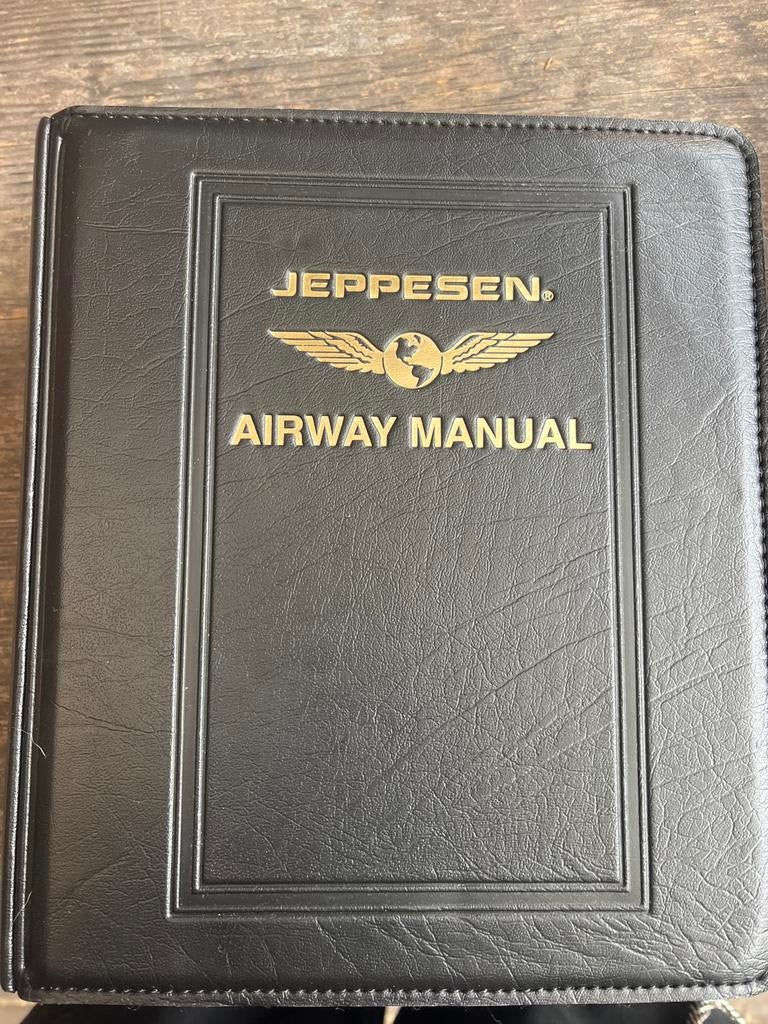 Jeppesen Airway Manual, Ophalen of Verzenden, Zo goed als nieuw, Kaart, Foto of Prent